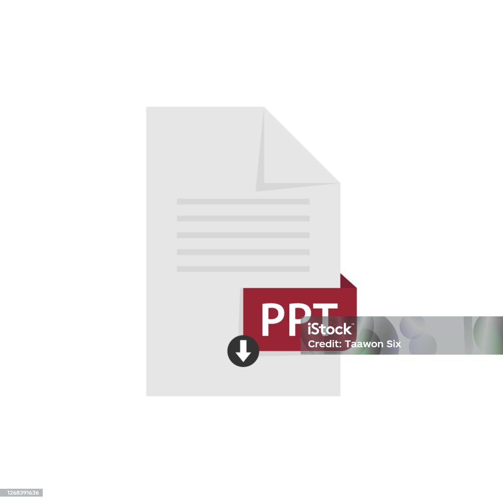 File Vecto Powerpoint Ppt Document Download File Format Vecto Stock Illustration - Download ...