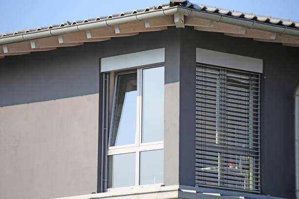 istock Window with modern blind, exterior shot 1268395394
