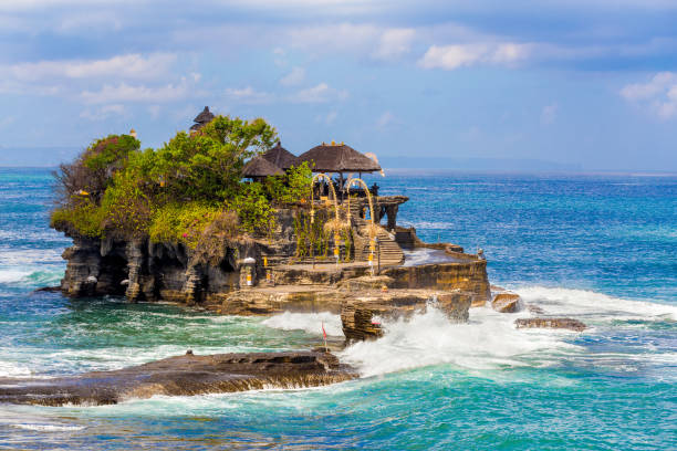 Tanah Lot Temple, Bali Island Indonesia Famous Temple Tanah Lot situated on Sea in Bali Island Indonesia tanah lot stock pictures, royalty-free photos & images