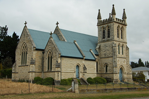 St Martins Anglican Church in Duntroon on South Island of New Zealand