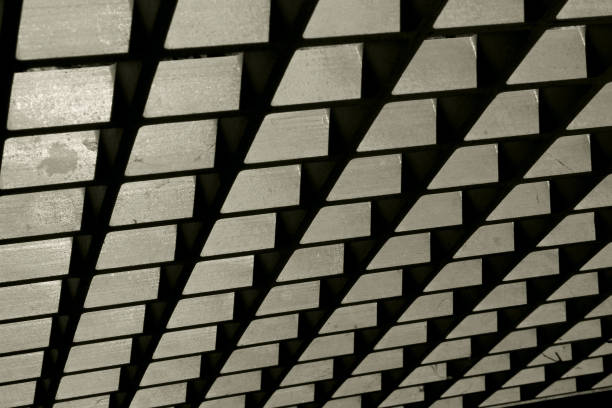 Artistic exterior facade of the Argo Hall building, UCSD building exterior. The buildings at UCSD are all modernism style.