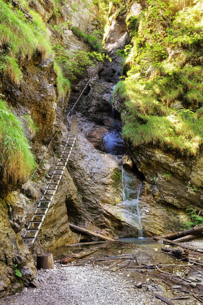 istock Sucha Bele - Misove waterfalls, Slovakia spring 1268403256