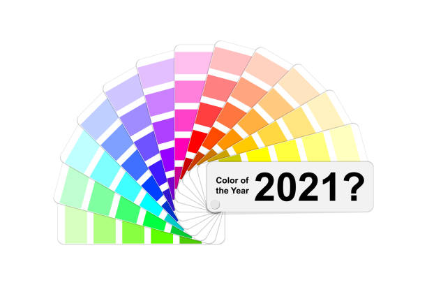 wahl trendfarbe des jahres 2021 konzept - isolierte farbe grafiken stock-grafiken, -clipart, -cartoons und -symbole