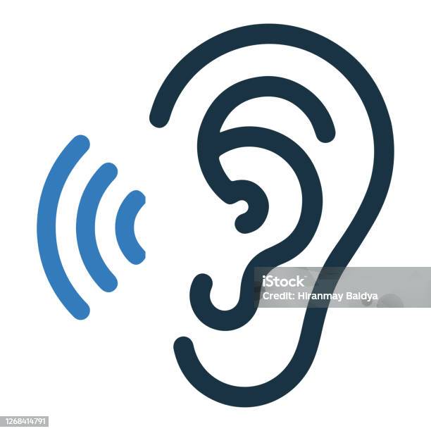 İşitme Kulak Simgesi Vektör Grafikleri Stok Vektör Sanatı & Simge‘nin Daha Fazla Görseli - Simge, Duymak, Kulak