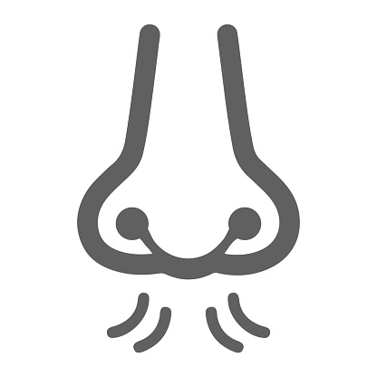 Nose, respiration, smell icon is use in designing and developing websites, commercial, print media, web or any type of design projects.