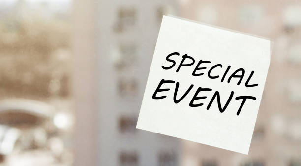 istock white paper with text Special Event on the window 1268420075