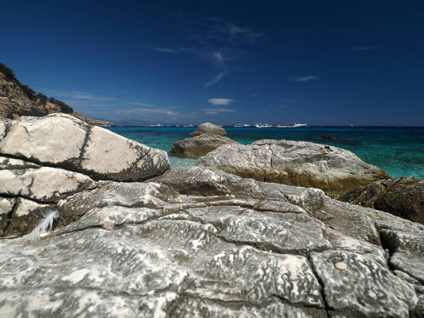 istock Seagull bay baia dei gabbiani beach sardinia view crystal waters 1268420339