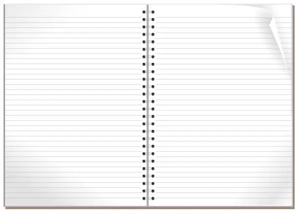 Vector illustration of Note Pad