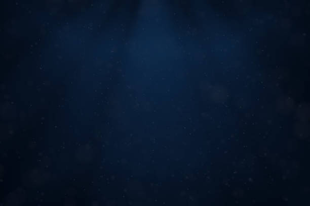 istock Navy blue abstract magic background with bokeh. Cosmic galaxy illustration. 1268426256