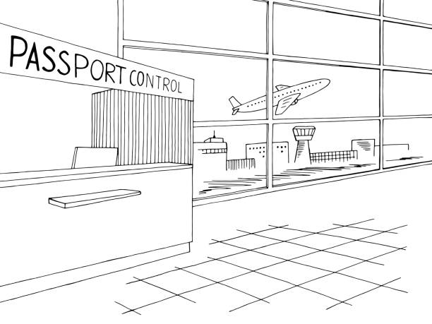 858 Airport Security Cartoon Illustrations & Clip Art - iStock