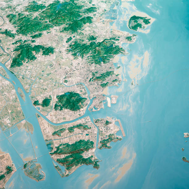 istock Macau 3D Render Aerial Landscape View From South Jan 2020 1268432388