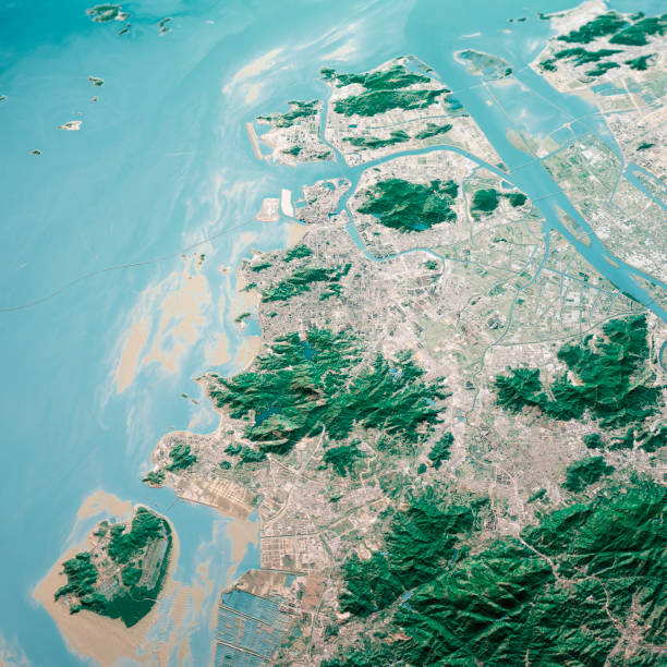 istock Macau 3D Render Aerial Landscape View From North Jan 2020 1268432532