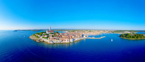istock Rovinj panorama, Croatia 1268443327