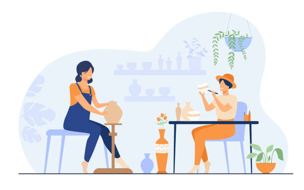 224 Cartoon Of Pottery Making Illustrations & Clip Art - iStock 224 Cartoon Of Pottery Making Illustrations & Clip Art - iStock
