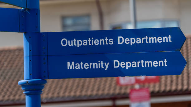 istock Hospital department directional signs 1268446787