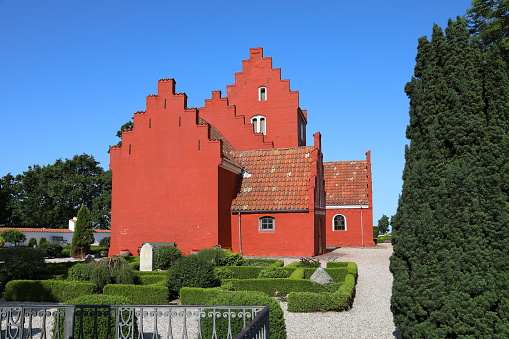 Built in the 16th century in the late brick Gothic style, the castle is one of the few remaining architectural monuments of the former Polish-Lithuanian community in present-day Belarus