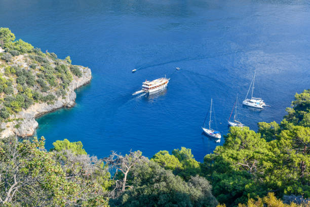 Soguksu bay is in Oludeniz. Fethiye, Mugla, Turkey.