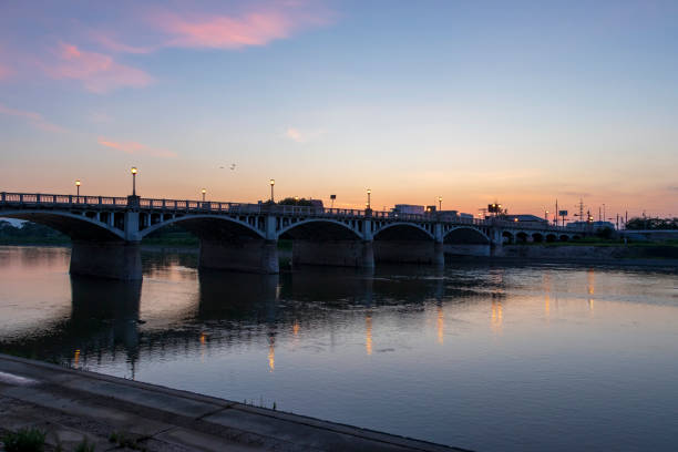 istock River and bridge in the early morning 1268462866