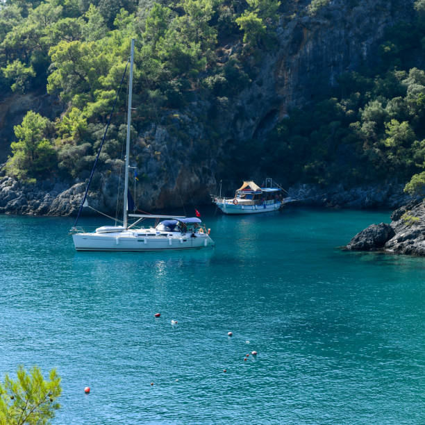 istock Blue voyage. daily boat tours. 1268464560