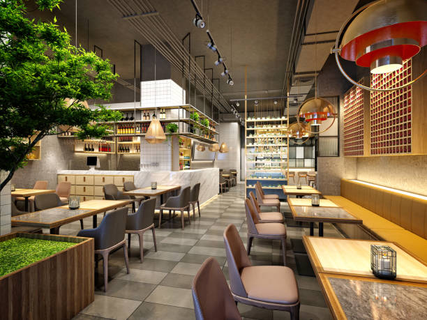 istock 3D render of cafetaria and restaurant 1268467644