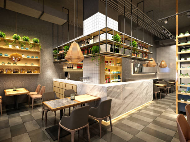istock 3D render of cafetaria and restaurant 1268471178