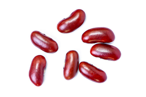 istock Red kidney bean isolated on white background. 1268471516