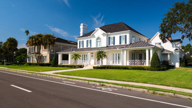 Tampa Luxury Homes stock photo