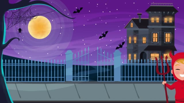 Haunted House Clipart Stock Videos and Royalty-Free Footage - iStock