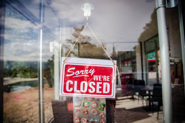 istock Sorry we are closed sign 1268491357