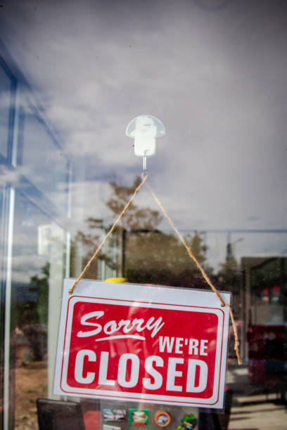 istock Sorry we are closed sign 1268492024