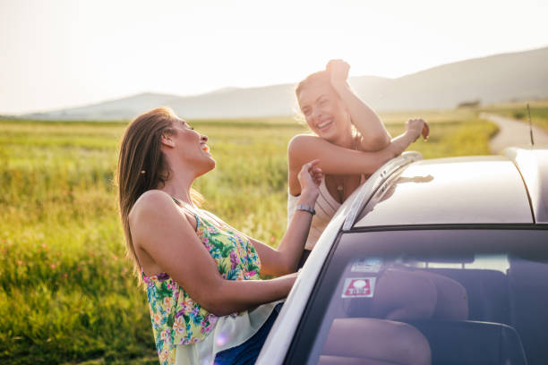 istock Females on the road trip 1268495344