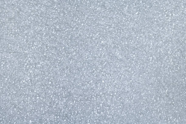 istock Close-up abstract white plastic texture background, top view highly detailed resolution. copy space & surface for any design. 1268501240