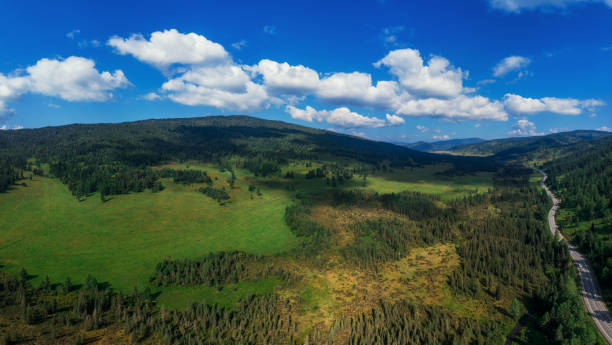 istock Chuysky trakt road in the Altai mountains 1268503686