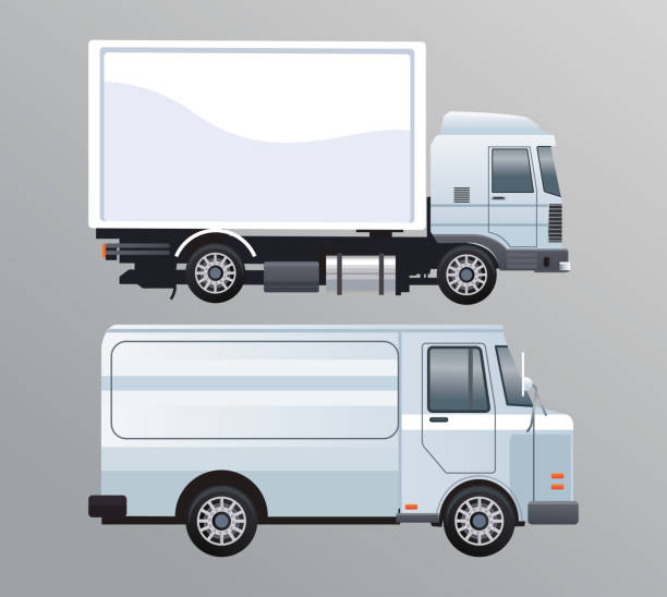 istock truck and van white branding isolated icon 1268514887