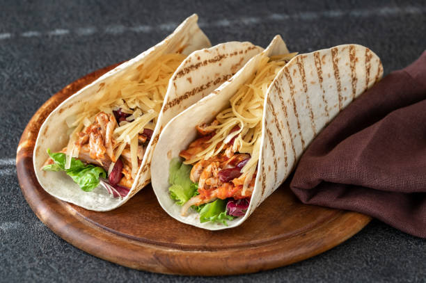 istock Tacos - traditional Mexican dish 1268540440