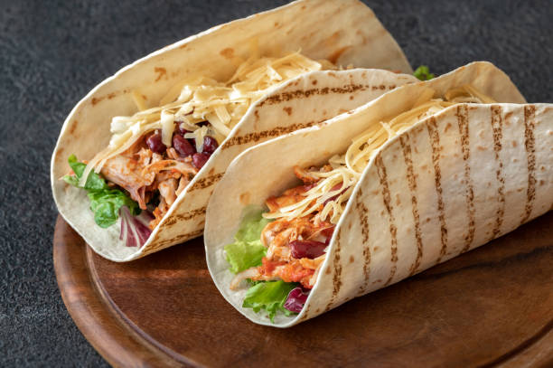 istock Tacos - traditional Mexican dish 1268540532
