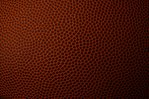 istock Macro Image of Football Texture 1268540638