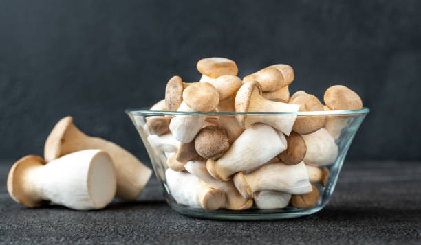 istock Raw king oyster mushrooms 1268540680