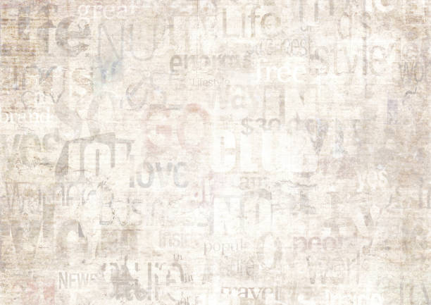istock Old vintage grunge newspaper paper texture background. 1268547480