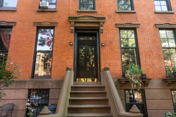 istock An entrance of a brownstone 1268553480