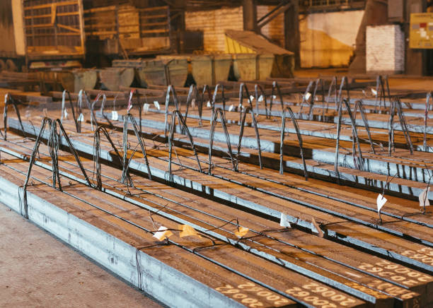 istock Warehouse metal blank. Electroplating plant for the metal 1268553496
