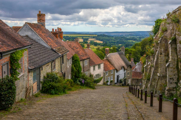 istock Gold Hill in Shaftesbury in Dorset, UK 1268559744