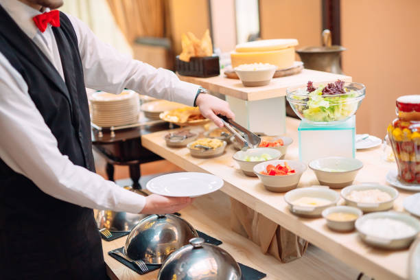 istock Breakfast buffet at the hotel or restaurant. 1268561017