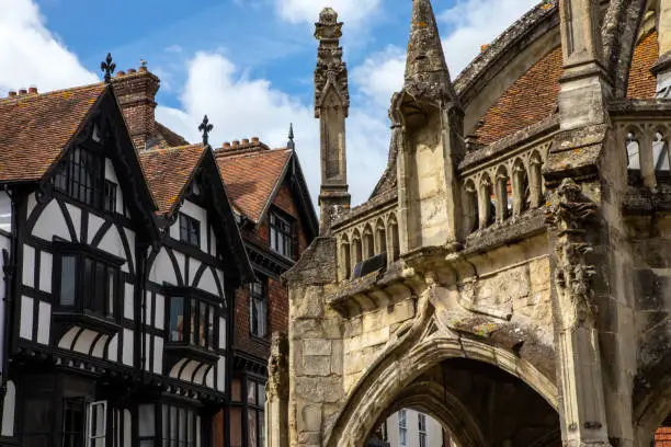 Photo of The Poultry Cross in the city of Salisbury, UK