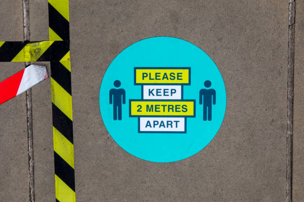 istock Social Distancing Sign in the UK 1268561584