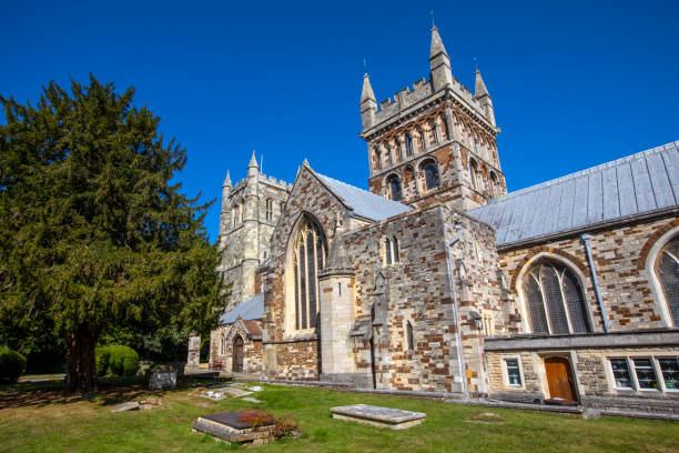 Wimborne Minster in Wimborne, Dorset, UK