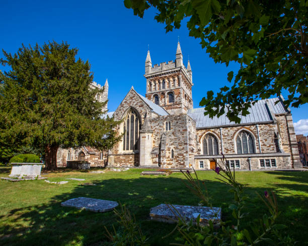 istock Wimborne Minster in Wimborne, Dorset, UK 1268563790