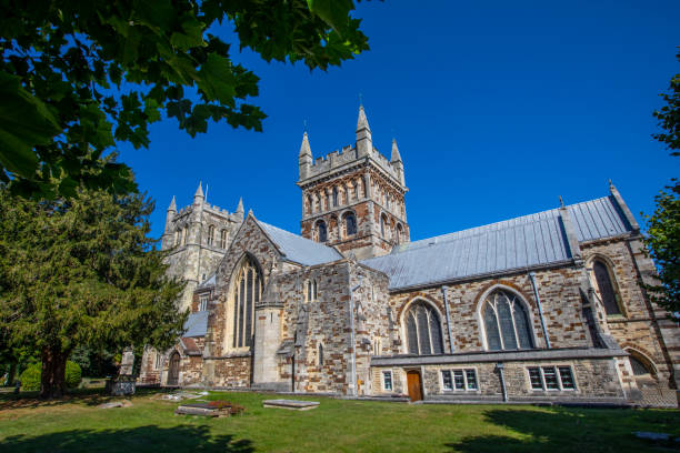 istock Wimborne Minster in Wimborne, Dorset, UK 1268564020