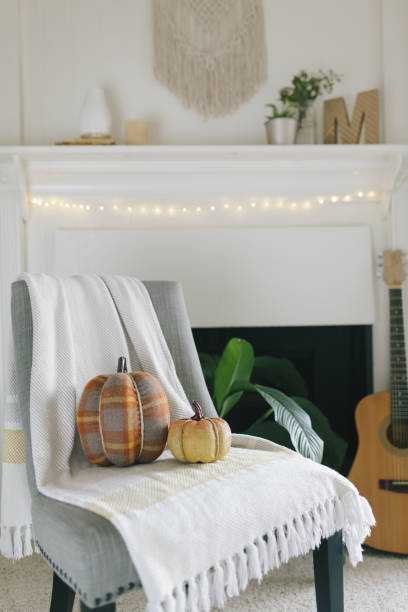 istock Small living room fire place decorations - scandinavian minimalism 1268567167