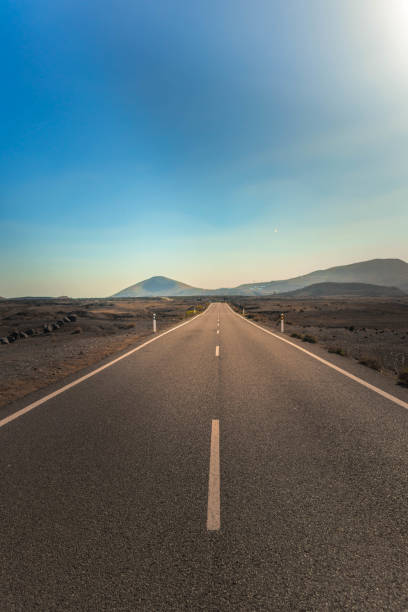 istock Road to the infinite in Lanzarote 1268583792